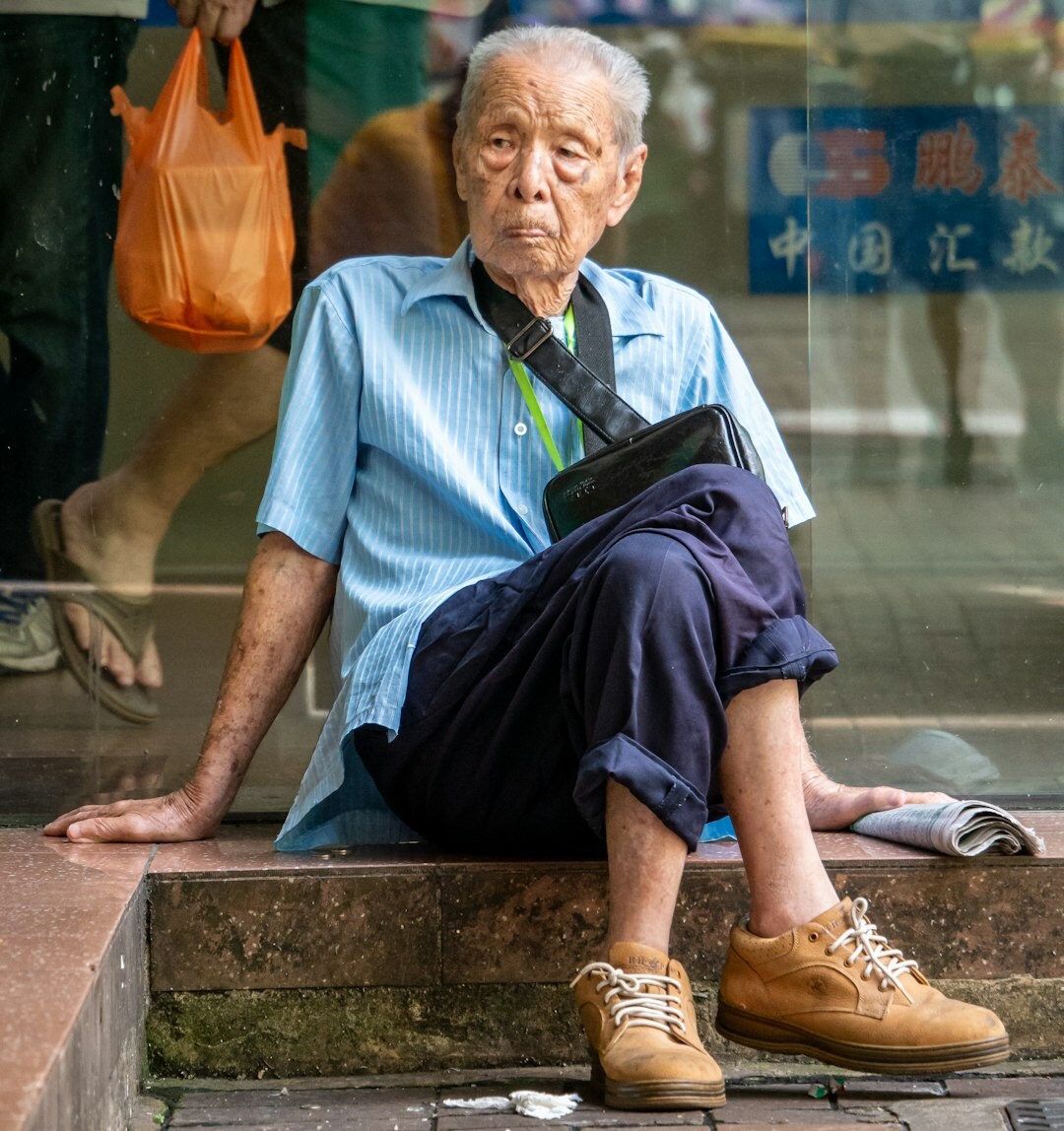 Brazilian man journalist senior portrait