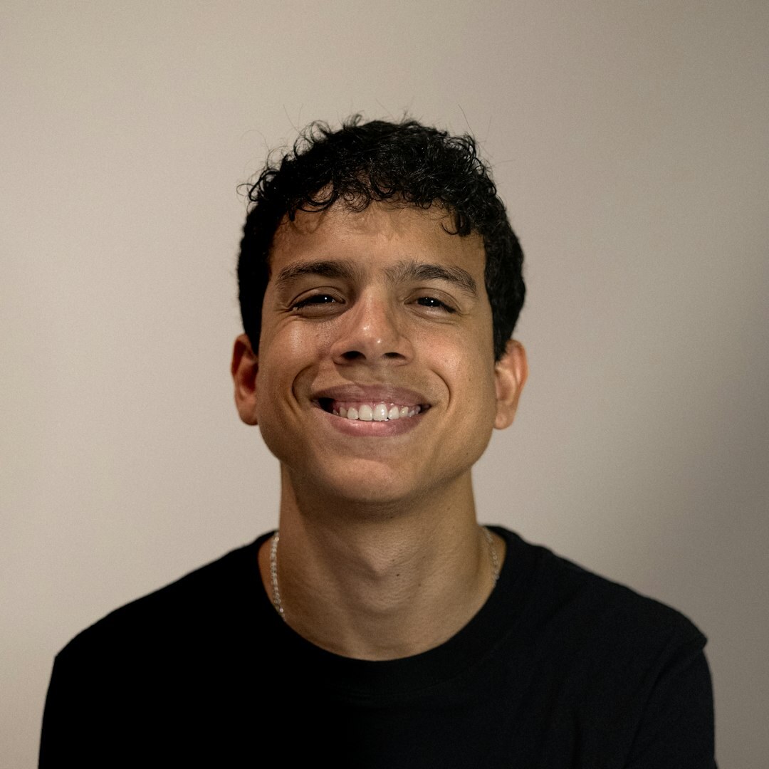 Brazilian man journalist professional portrait